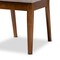 Baxton Studio Gideon ModernGrey Fabric Upholstered and Walnut Brown Finished Wood Dining Chair Set(2PC) PR 195-2PC-12145-ZORO - alternate 2
